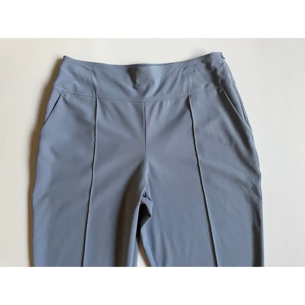 Athleta Women's Blue Gray Stellar Crop Trousers Pants Plus Size 16 - Picture 3 of 14